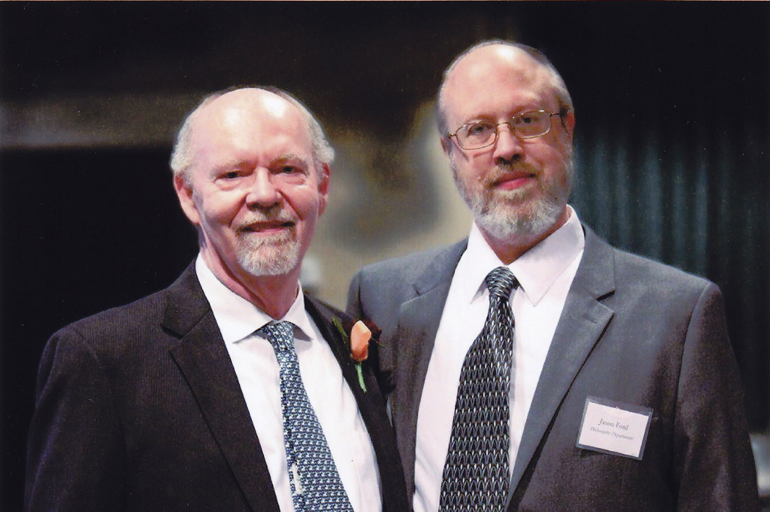 Keith Loveland with Dr. Jason Ford at UMD, 2017